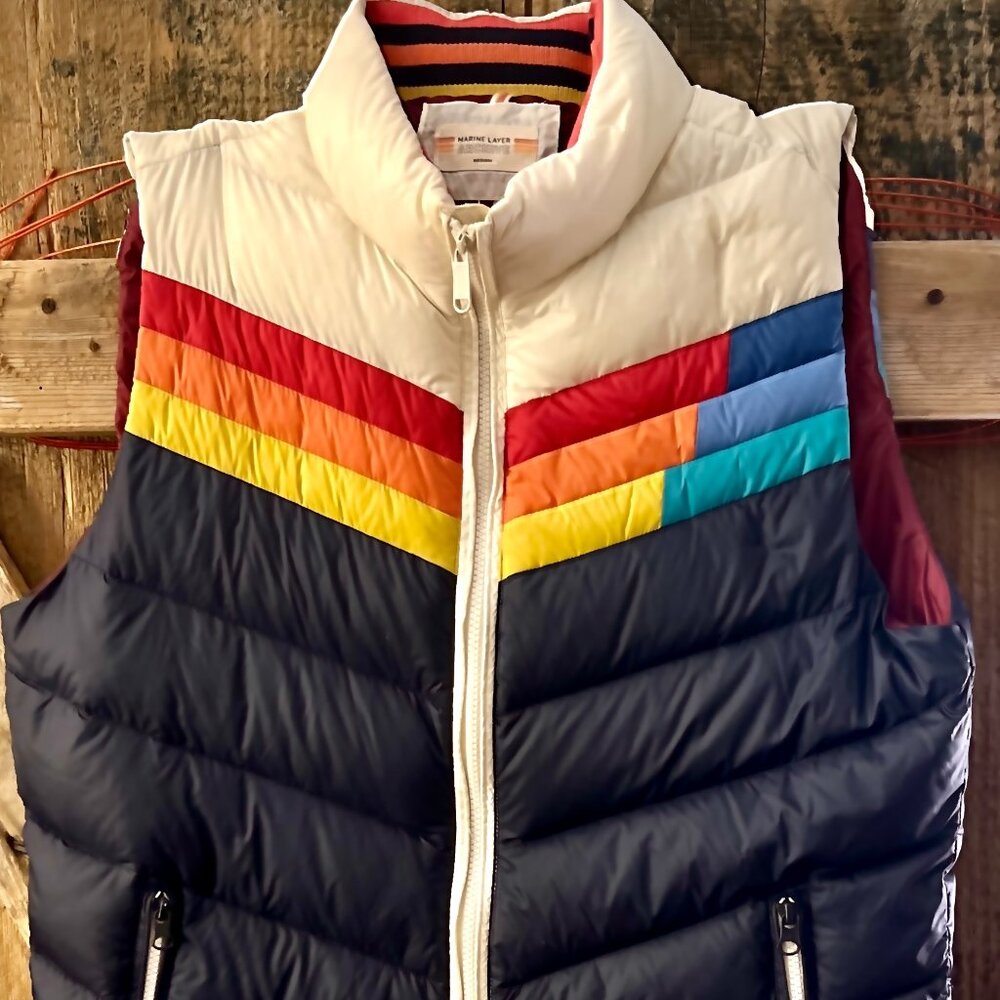 Marine Layer Puffer Vest ( Retail $158)